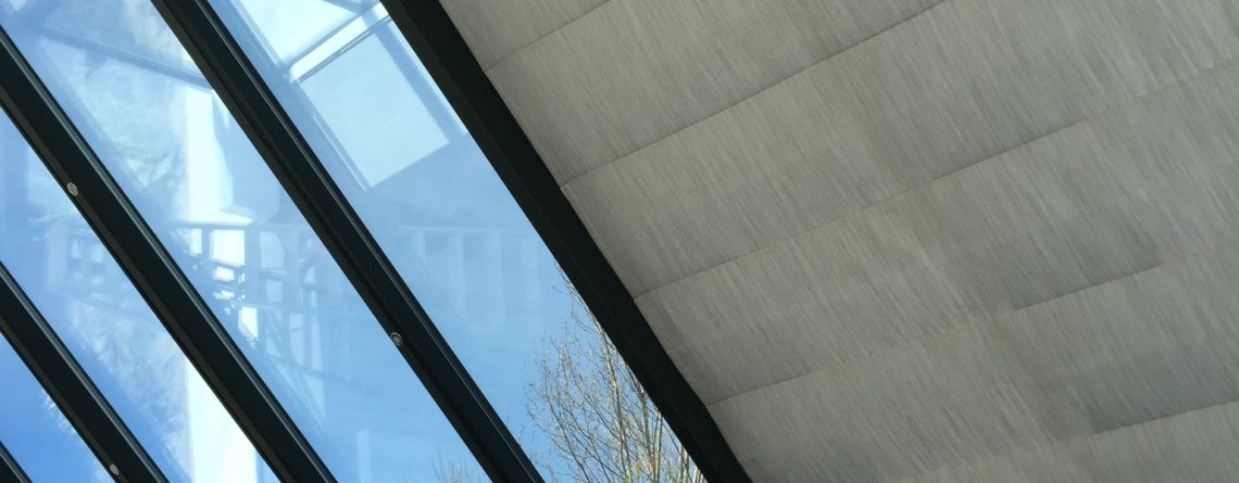 boční baldachýn v zimní zahradě